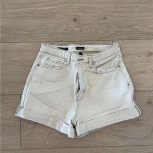Wild Fable Cream High Waist Shorts